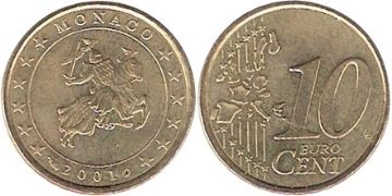 10 Euro Cent 2001-2004