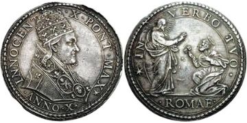 Piastra 1653-1654
