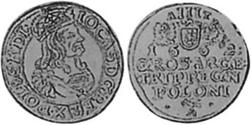 3 Groschen 1660-1665