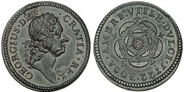 Halfpenny 1722