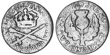 2 Pence 1677-1679