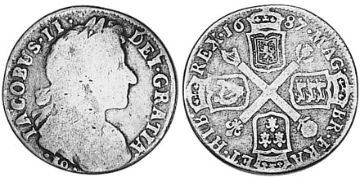 10 Shillings 1687-1688
