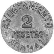 2 Pesetas 1936