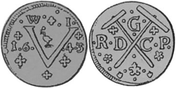 Mining Pfennig 1643