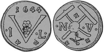 Mining Pfennig 1644
