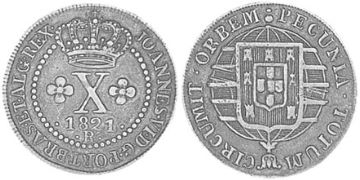 10 Reis 1818-1822