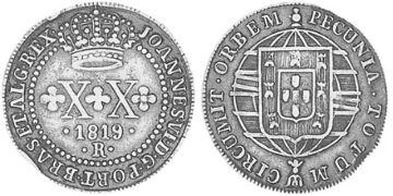 20 Reis 1818-1822