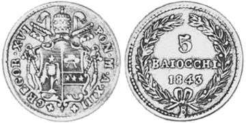 5 Baiocchi 1835-1846
