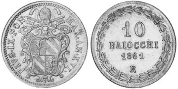 10 Baiocchi 1858-1864