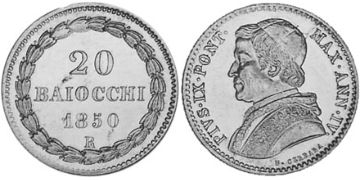 20 Baiocchi 1848-1856