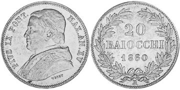 20 Baiocchi 1858-1865