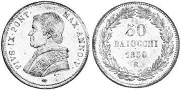 50 Baiocchi 1850-1857