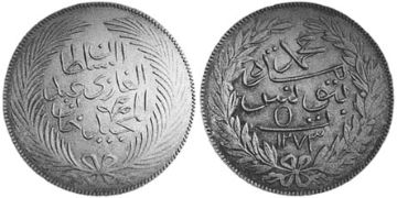 5 Piastres 1856-1857