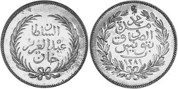 100 Piastres 1864