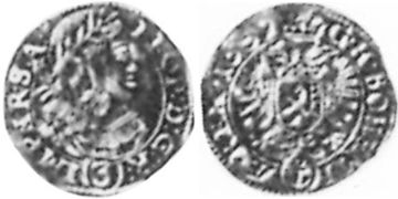 3 Krejcary 1658-1663