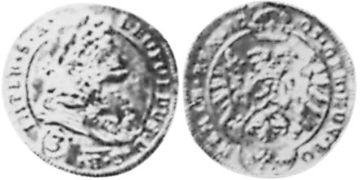 3 Krejcary 1679-1694