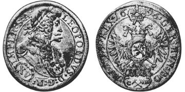 15 Krejcarů 1694-1696