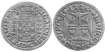 1000 Reis 1724-1727