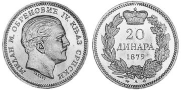 20 Dinara 1879