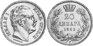 20 Dinara 1882
