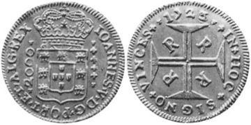 2000 Reis 1723-1726