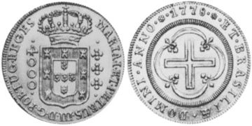 4000 Reis 1778-1786