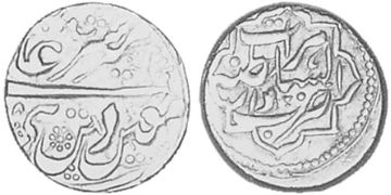 1/2 Rupie 1863