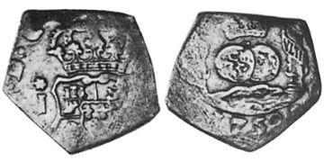 2 Reales 1747-1753