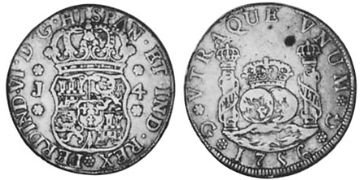 4 Reales 1754-1760