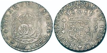 8 Reales 1754-1760