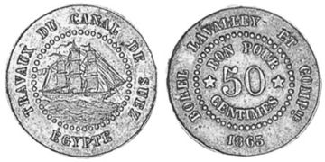 50 Centimes 1865