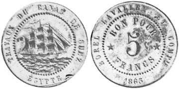 5 Franků 1865