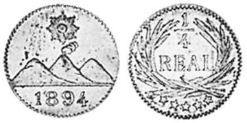 1/4 Real 1894-1899