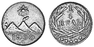 1/4 Real 1900-1901