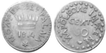 50 Centesimi 1814