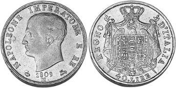40 Lire 1807-1814