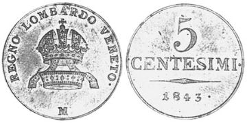 5 Centesimi 1839-1846