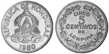 5 Centavos 1954-1980