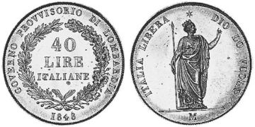 40 Lire 1848