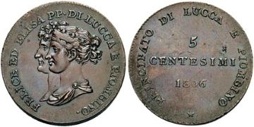 5 Centesimi 1806