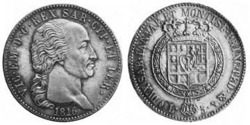 5 Lire 1816-1820