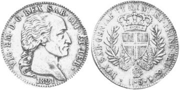 5 Lire 1821