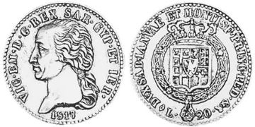 20 Lire 1816-1820
