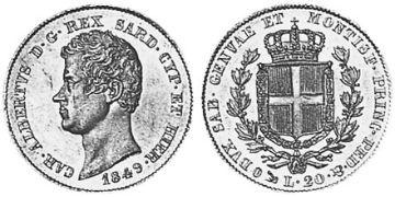 20 Lire 1831-1849