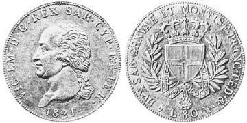 80 Lire 1821
