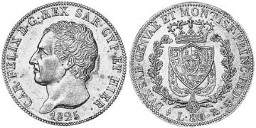 80 Lire 1823-1831