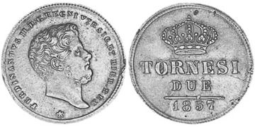 2 Tornesi 1857-1859