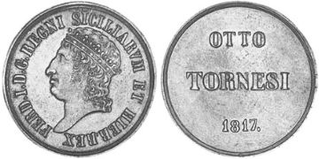 8 Tornesi 1816-1818
