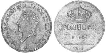 10 Tornesi 1819