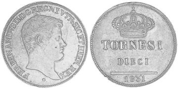 10 Tornesi 1831-1839